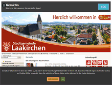 Tablet Screenshot of laakirchen.ooe.gv.at