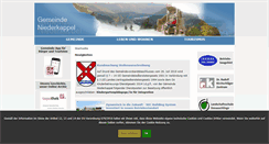 Desktop Screenshot of niederkappel.ooe.gv.at