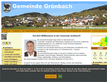 Tablet Screenshot of gruenbach.ooe.gv.at