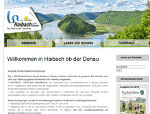 Tablet Screenshot of haibach-donau.ooe.gv.at
