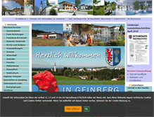 Tablet Screenshot of geinberg.ooe.gv.at
