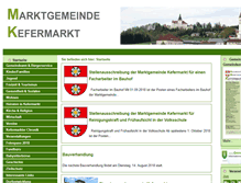 Tablet Screenshot of kefermarkt.ooe.gv.at